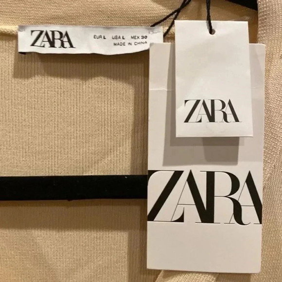 Zara OVERSIZE KNIT CARDIGAN DRESS - Picture 10 of 10